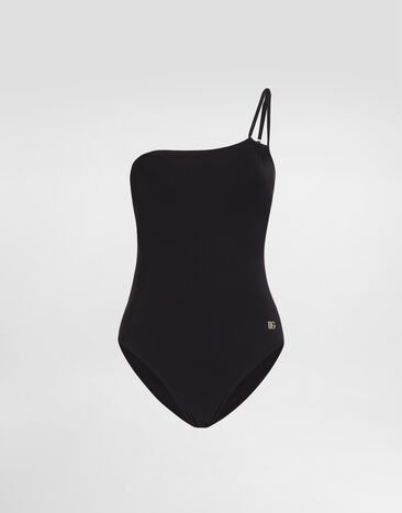 Dolce & Gabbana One-piece one-shoulder swimsuit Print O8A54JFSG9R