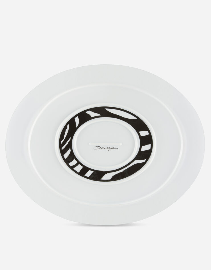 Dolce & Gabbana Plat de service en Porcelaine Multicolore TC0025TCA47