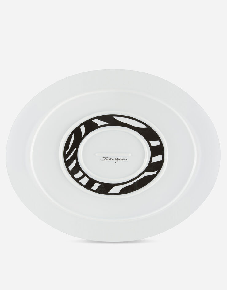 Dolce & Gabbana Porcelain Platter Multicolor TC0025TCA47