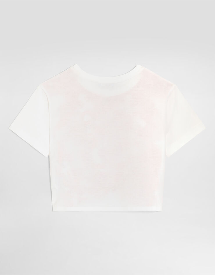 Dolce & Gabbana T-shirt en jersey à imprimé majolique Dolce & Gabbana T-shirt en jersey à imprimé majolique Multicolor L5JTPGG7P4M