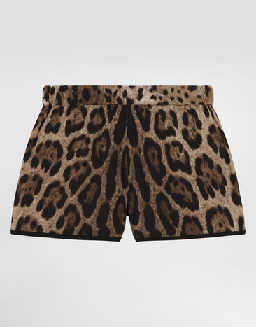 Dolce & Gabbana Leopard-print shorts Print L5J845ONO11