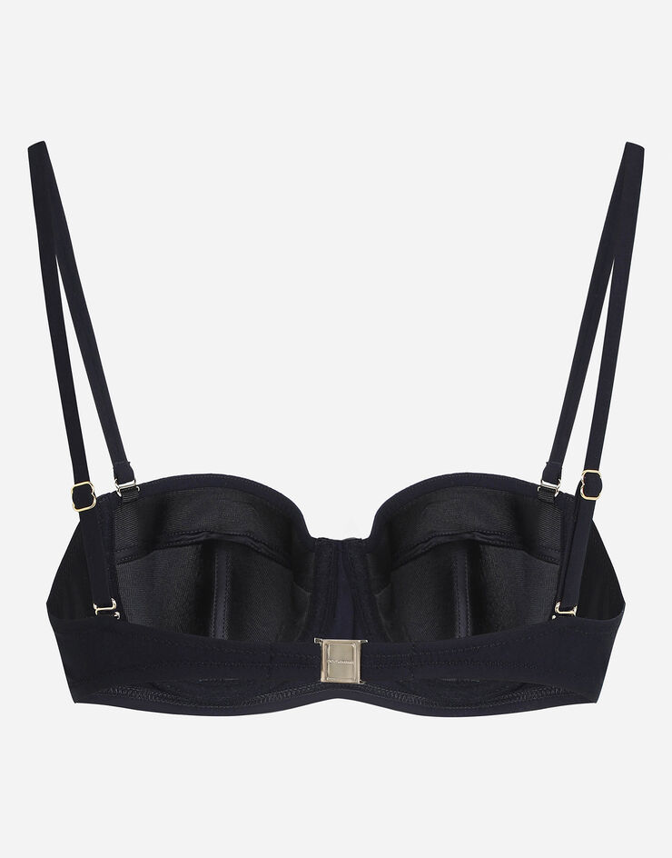 Dolce & Gabbana Balconette bikini top Black O1A16JFUGA2