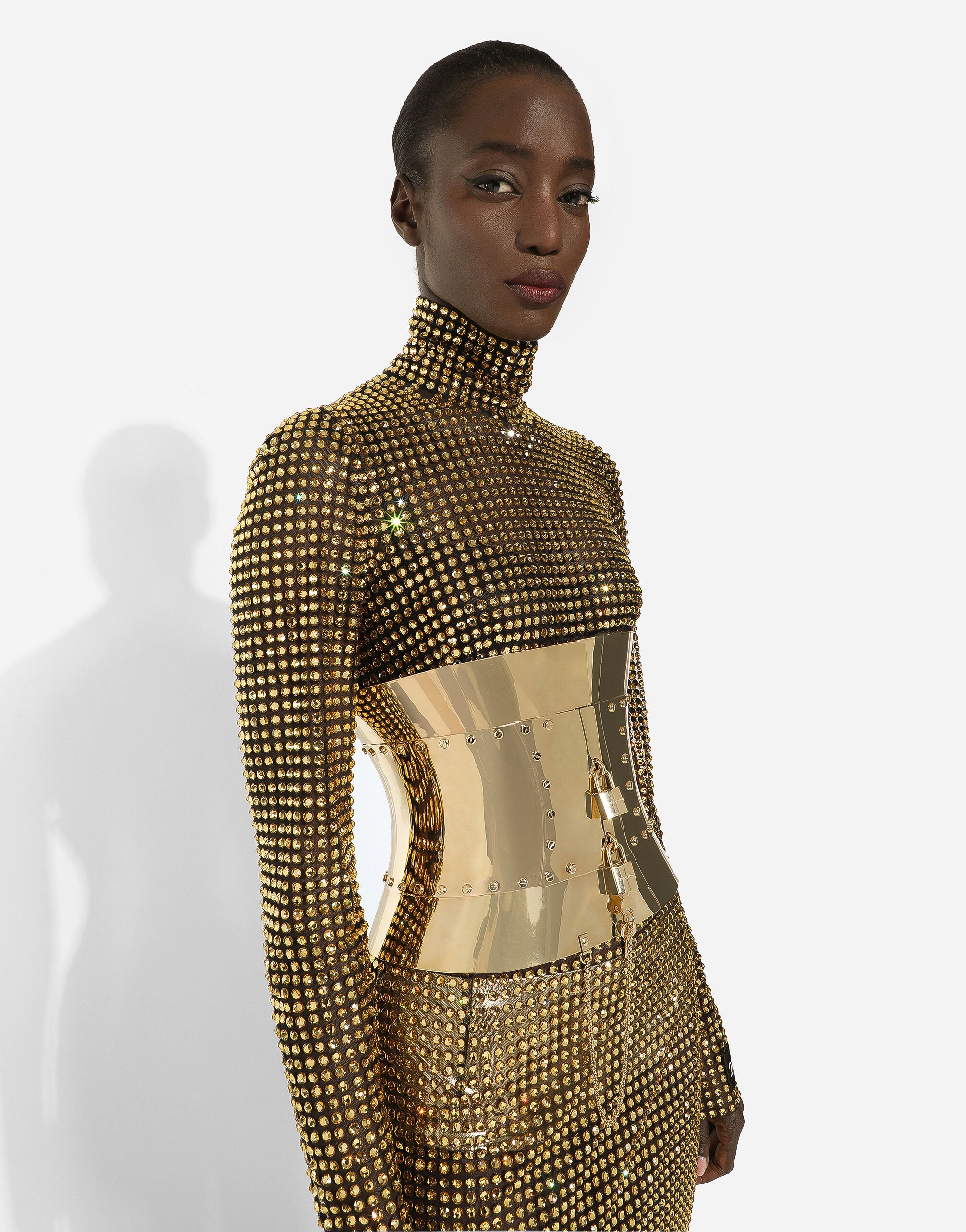Robe longue a strass on sale