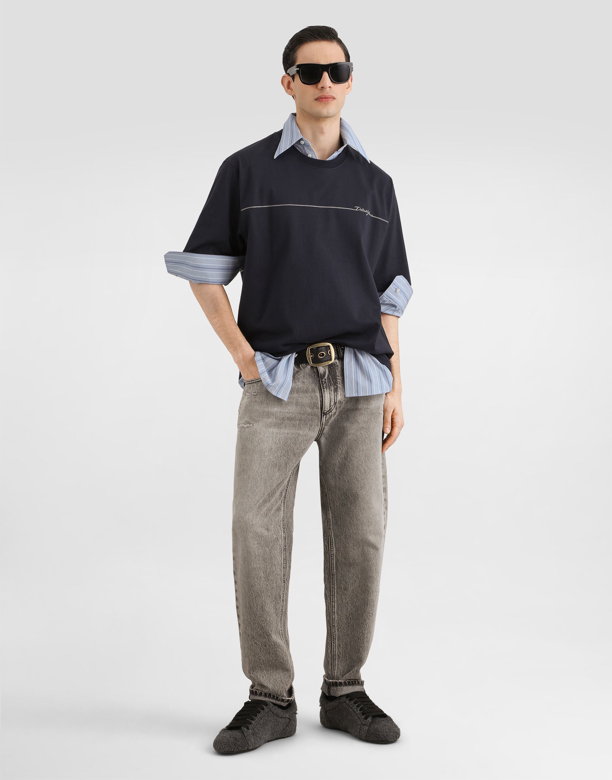 Denim trousers