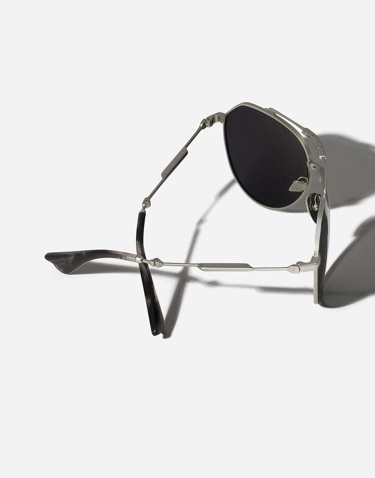 Dolce & Gabbana Lunettes de soleil Stefano Argent VG2302VM648