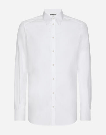 Dolce&Gabbana Camicia gold in cotone Bianco G5LA0TFU5T9