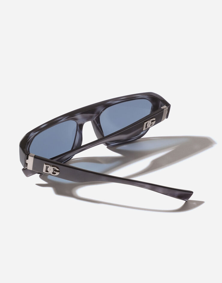 Dolce & Gabbana Gafas de sol DG Crossed Blue havana VG6206VN380