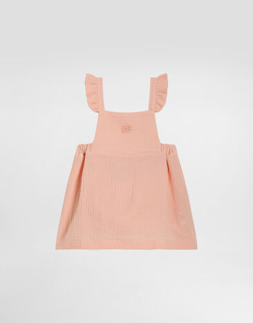 Dolce & Gabbana Cotton gauze dress Pink L24DP3FU5YU