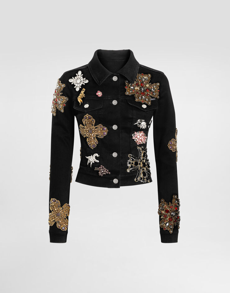 Dolce & Gabbana Cazadora vaquera Multicolor F9S20ZG8NM9