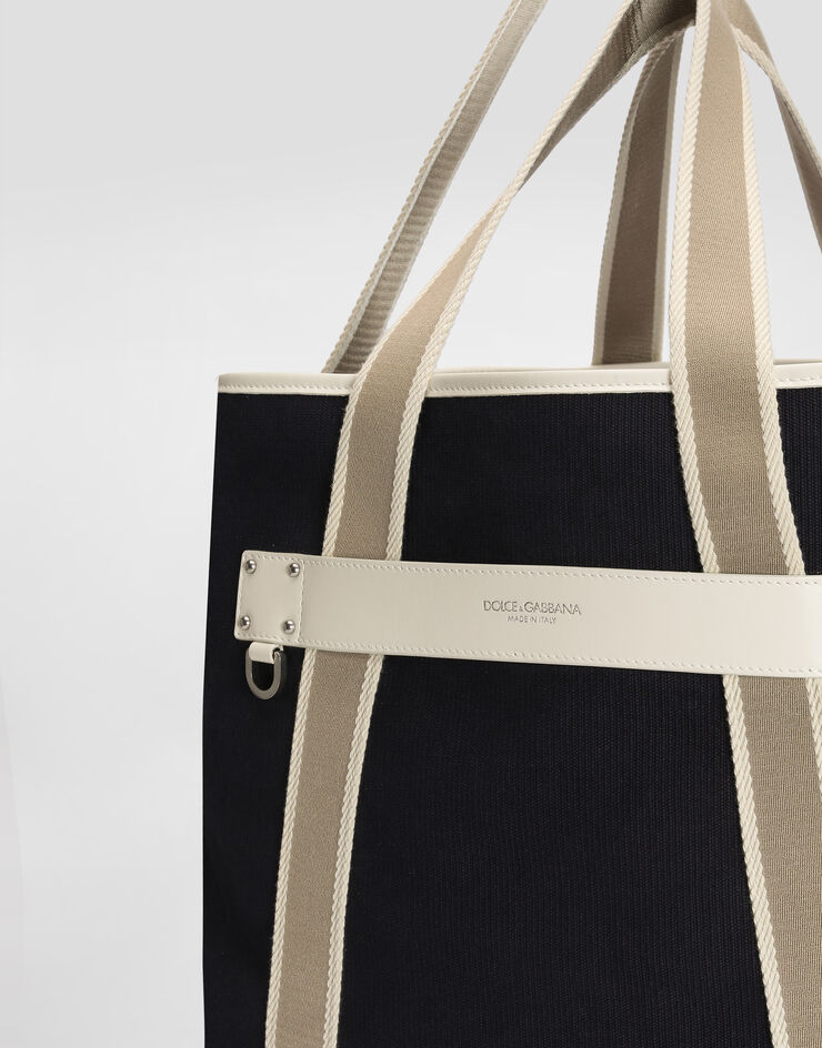 Dolce & Gabbana Shopper Essenza aus Canvas Multicolor BM2614A0754