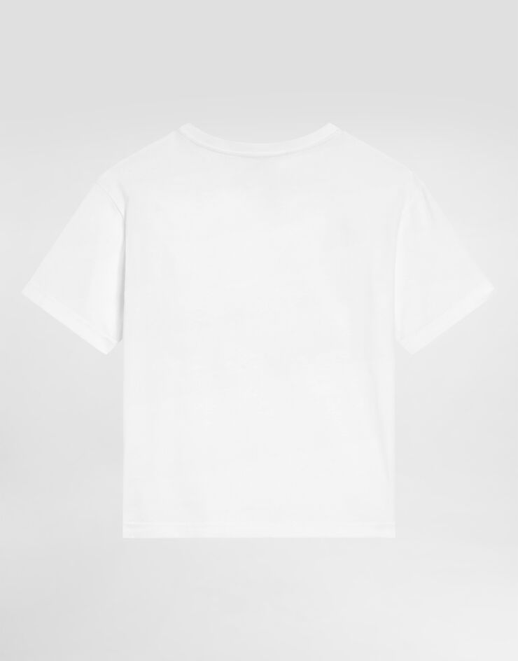 Dolce & Gabbana T-shirt with DG print White L4JTHVG7PGQ