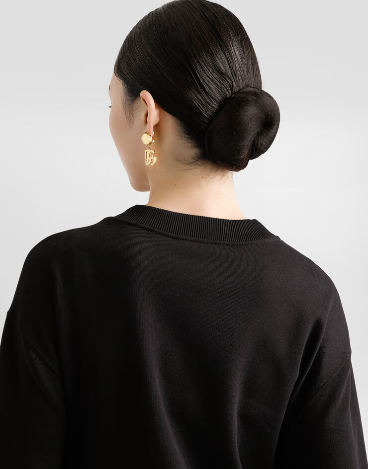 Dolce & Gabbana 棉质连帽卫衣 黑 F9S81ZHU7DU