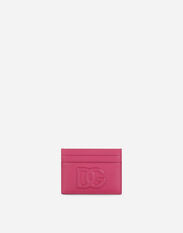 Dolce & Gabbana Calfskin card holder with DG Logo Orange BI1261AS204