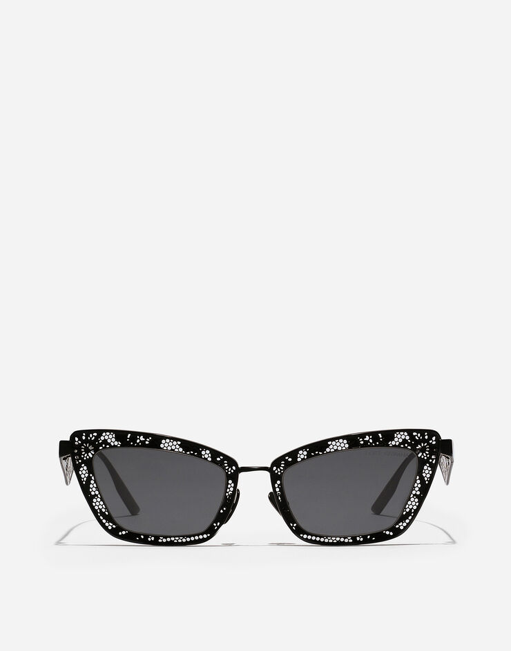 Dolce & Gabbana DG 레이스 선글라스 블랙 VG2311VA187