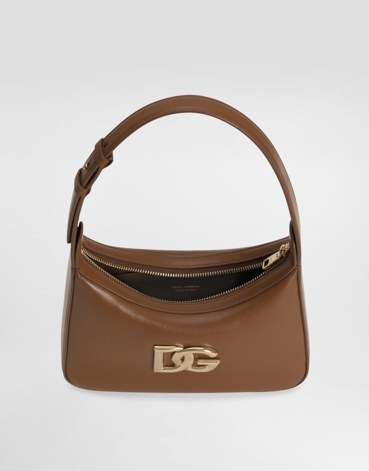 Dolce & Gabbana 3.5 shoulder bag in smooth calfskin Dolce & Gabbana 3.5 shoulder bag in smooth calfskin Brown BB7598AW576