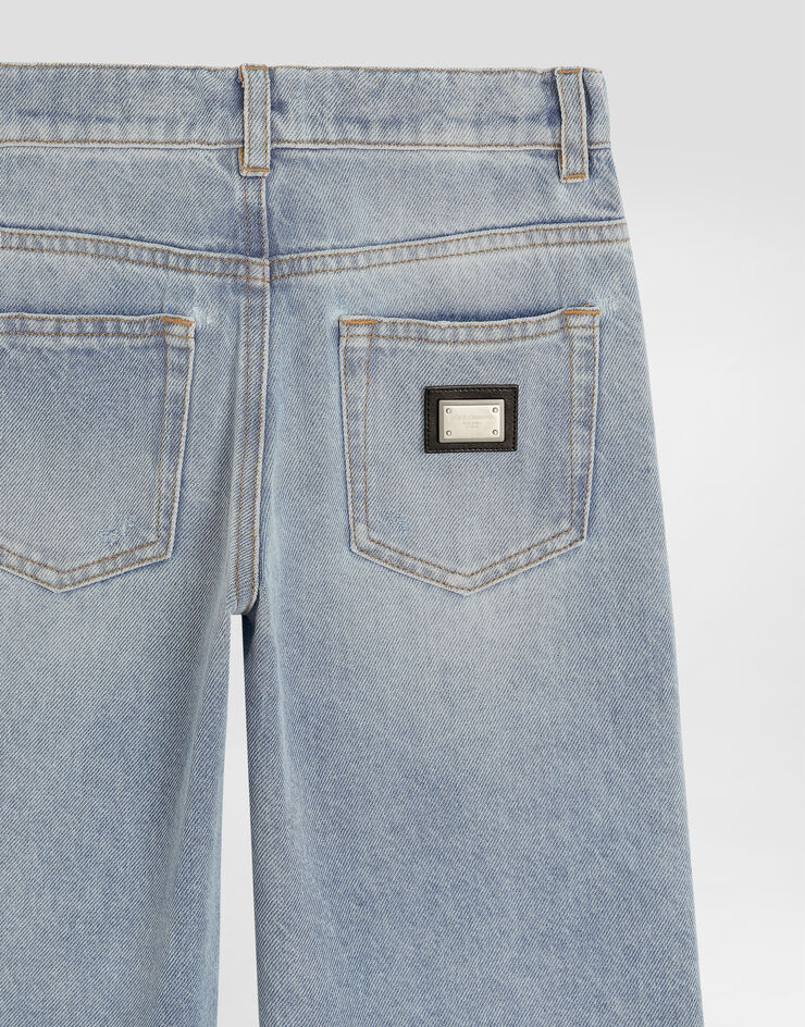 Dolce & Gabbana Washed denim trousers Multicolor L53P55LDD85