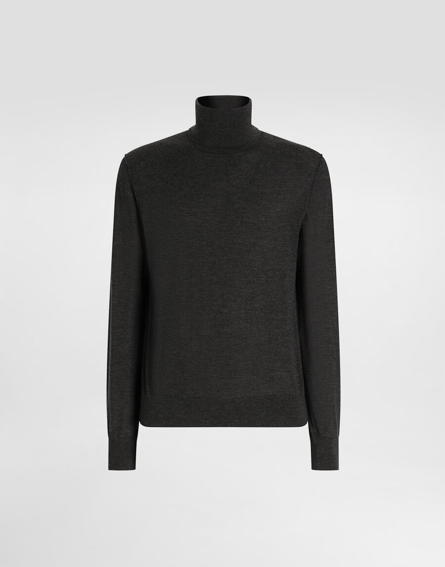 Cashmere turtleneck pullover