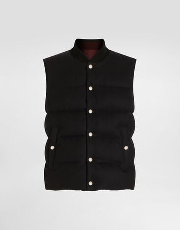 Dolce & Gabbana Reversible padded gilet Multicolor G9BSPTFCTAB