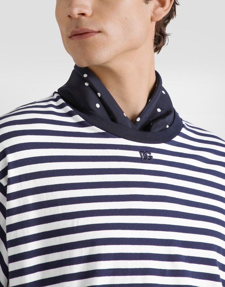 Dolce & Gabbana Striped jersey t-shirt Dolce & Gabbana Striped jersey t-shirt Multicolor G8PN9ZFBGAZ