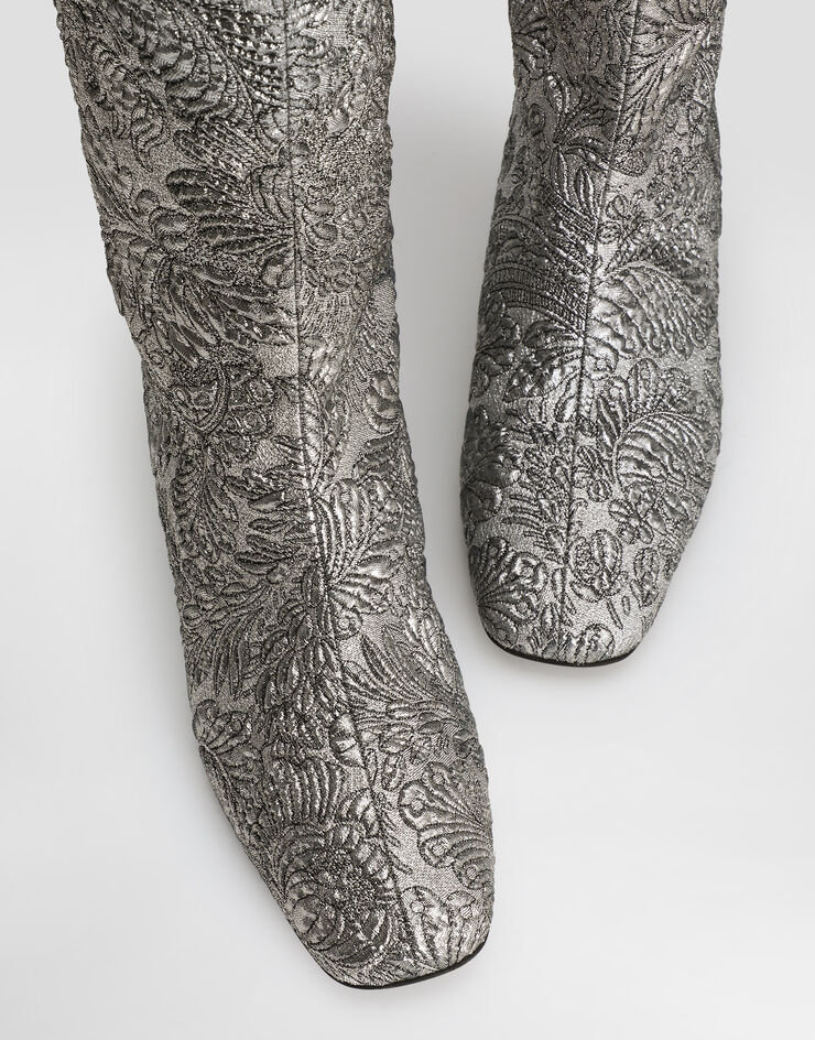 Dolce & Gabbana Brocade boots Dolce & Gabbana Brocade boots Silver CU1235AV760