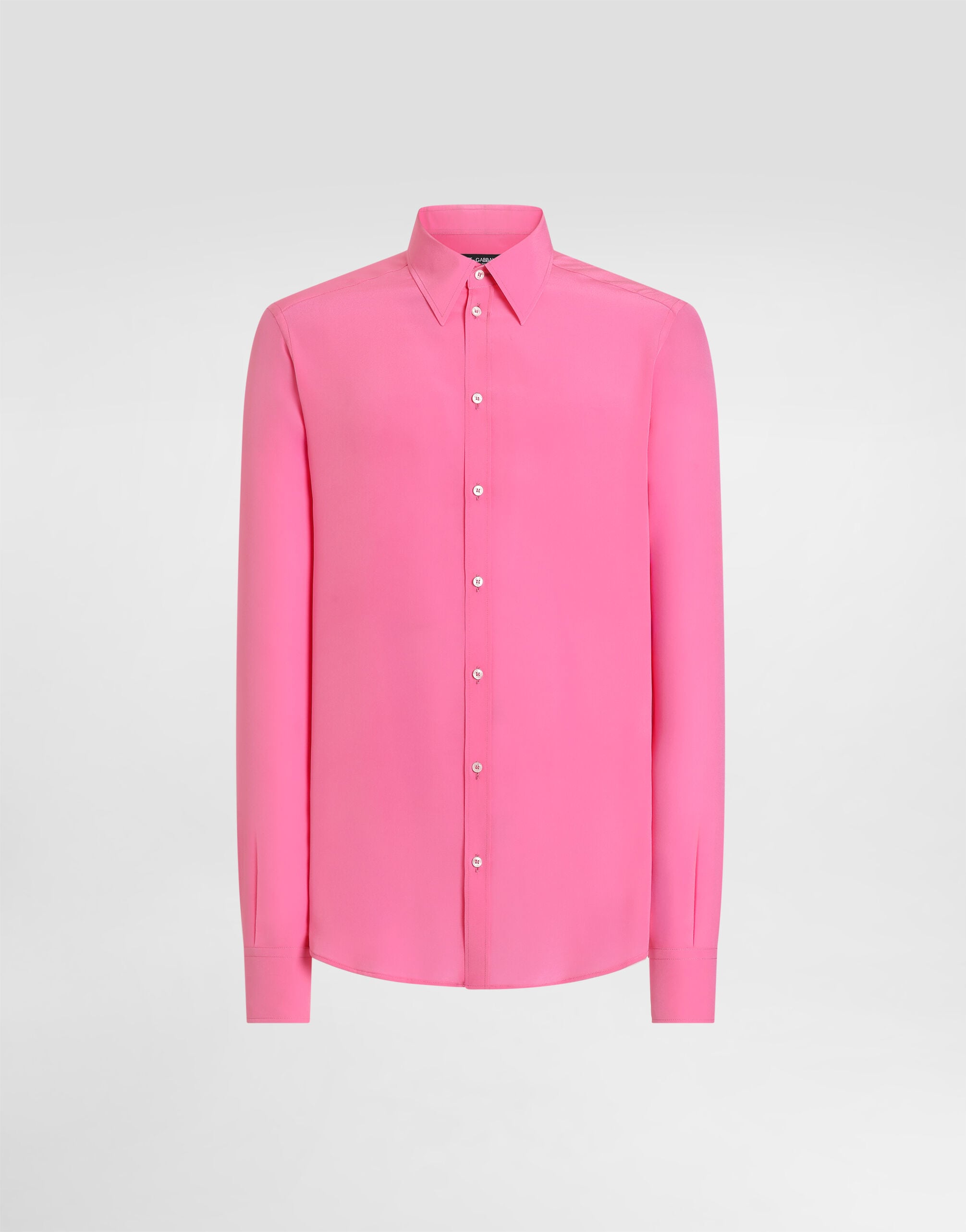 Crêpe de chine martini shirt