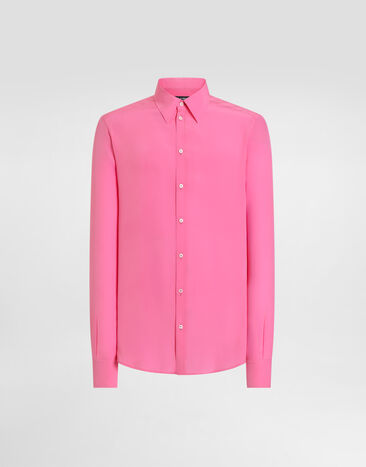 Dolce & Gabbana Crêpe de chine martini shirt  G5ML1TFU1P8