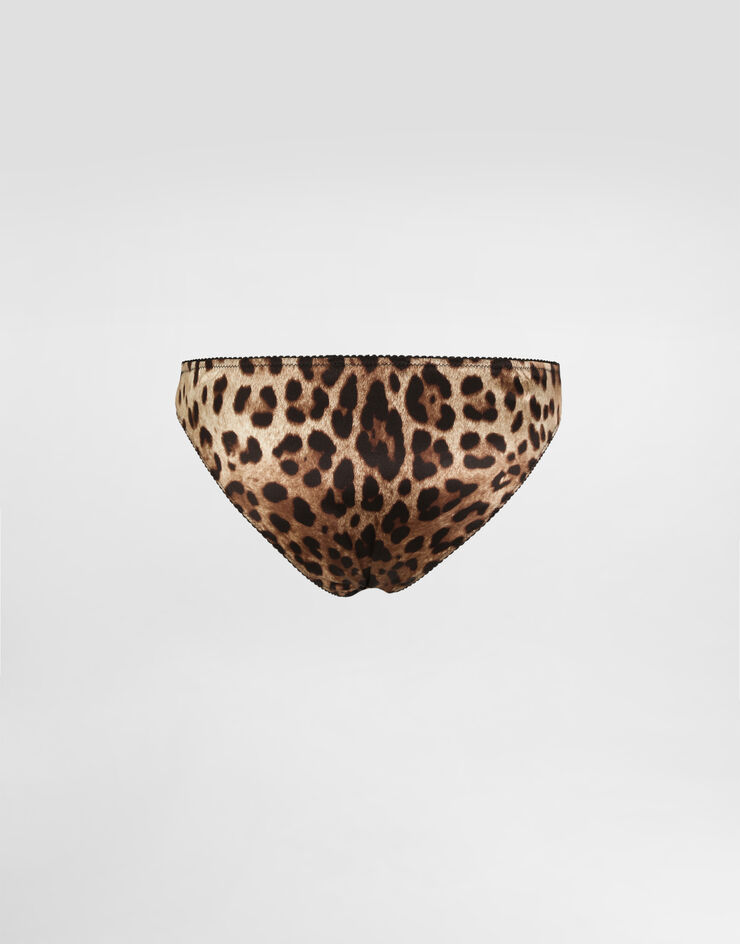 Dolce & Gabbana Leo-print satin briefs Dolce & Gabbana Leo-print satin briefs Print O2F20TON08D