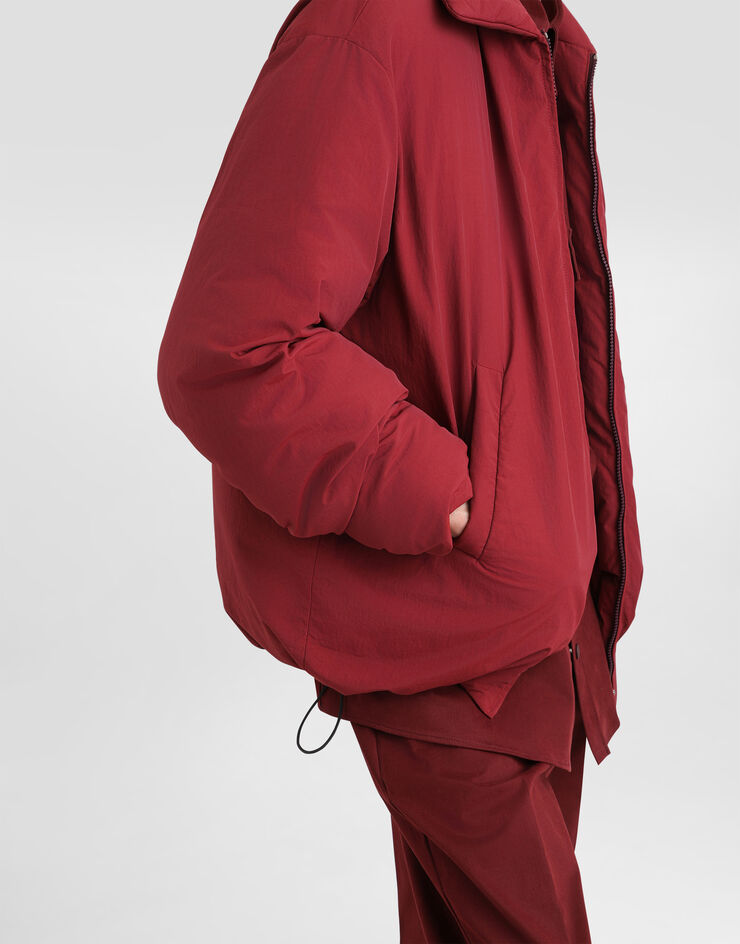 Dolce & Gabbana Padded technical fabric jacket with tag Bordeaux G9BLCTFUS26