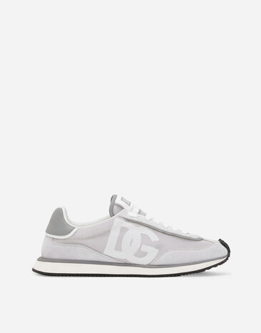 Dolce & Gabbana Mixed-material DG CUSHION sneakers Grey CS2288A3D42