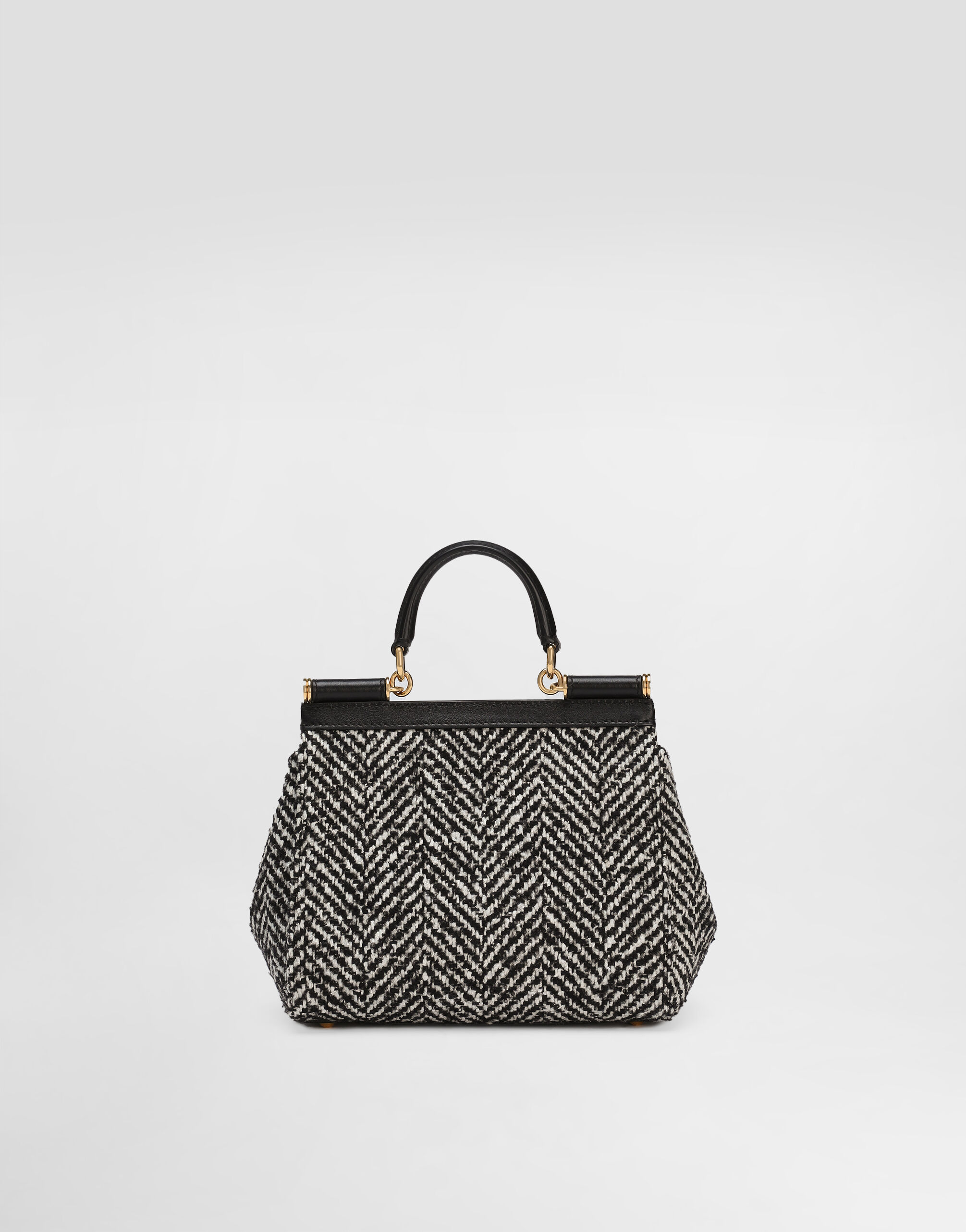 Sicily medium chevron wool handbag in Multicolor for Women