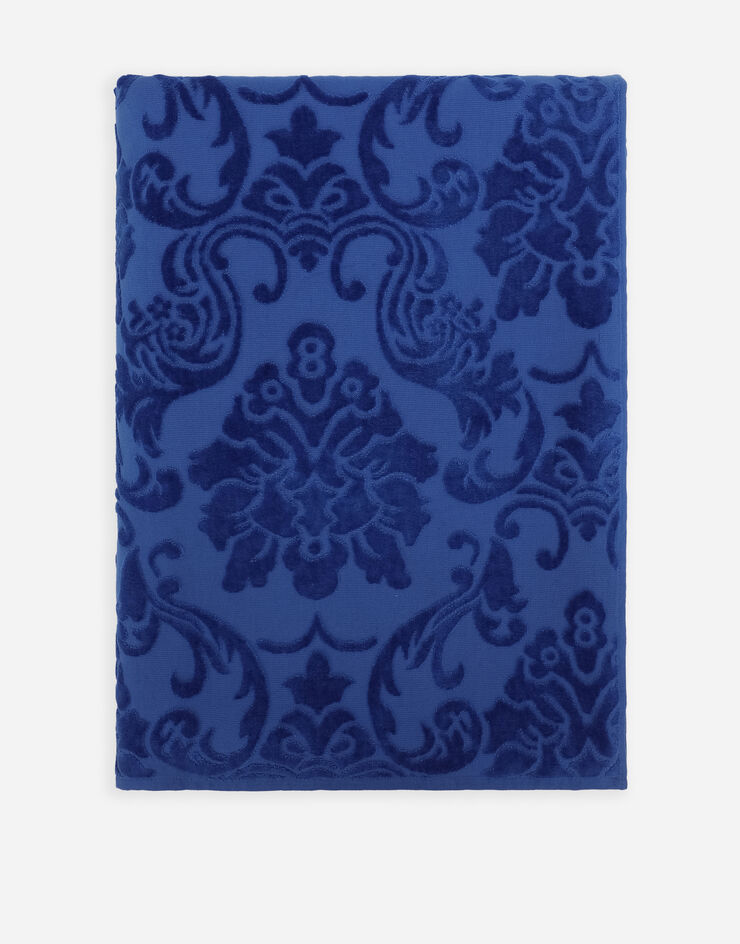 Dolce & Gabbana Пляжное полотенце из махрового хлопка с жаккардовым узором разноцветный TCF019TCAGB