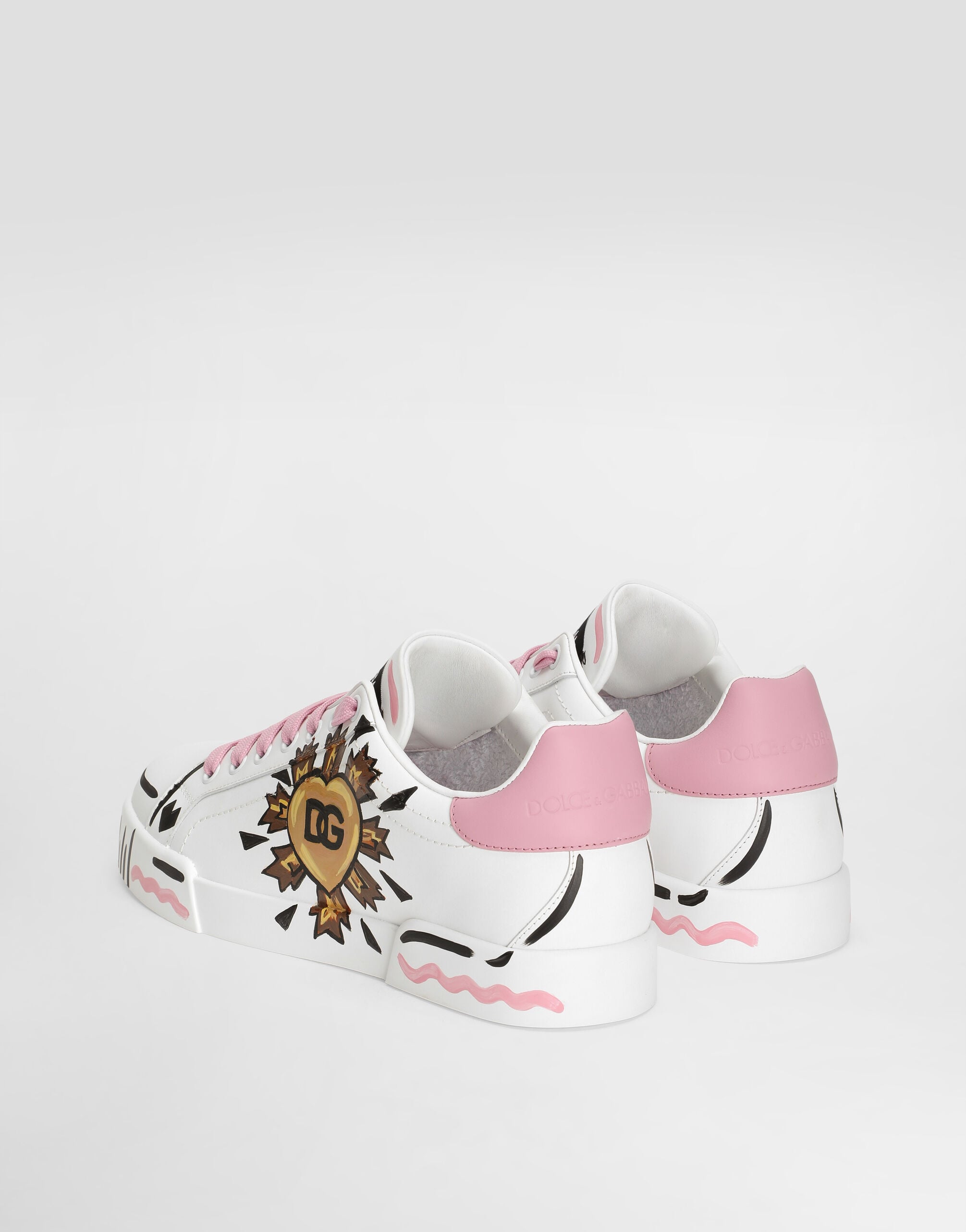 Portofino light strobel nappa calfskin sneakers in Multicolor for
