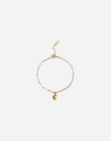 Dolce & Gabbana Bracelet with heart charm Gold WBEJ1GW0001