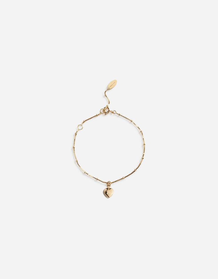 Dolce & Gabbana Bracelet avec pendentif cœur Or Jaune WBEJ4GW0001