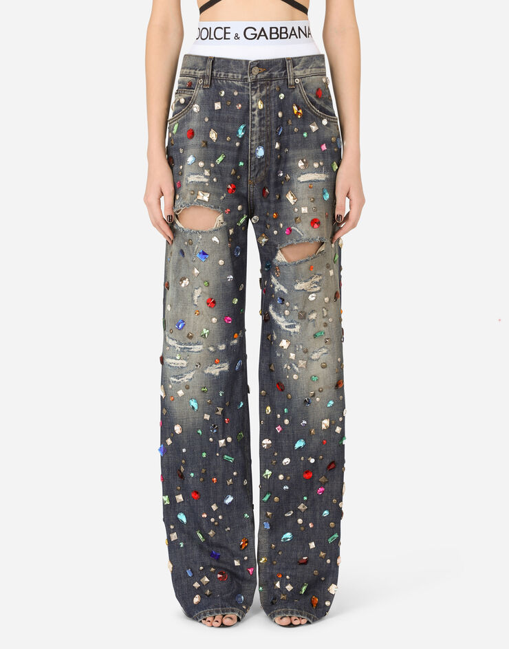 Dolce & Gabbana PANTALONE 5 TASCHE Multicolore FTCGNZGEZB0