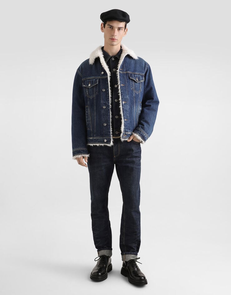Dolce & Gabbana Loose cotton denim jeans Multicolor GYJDADG8NJ2