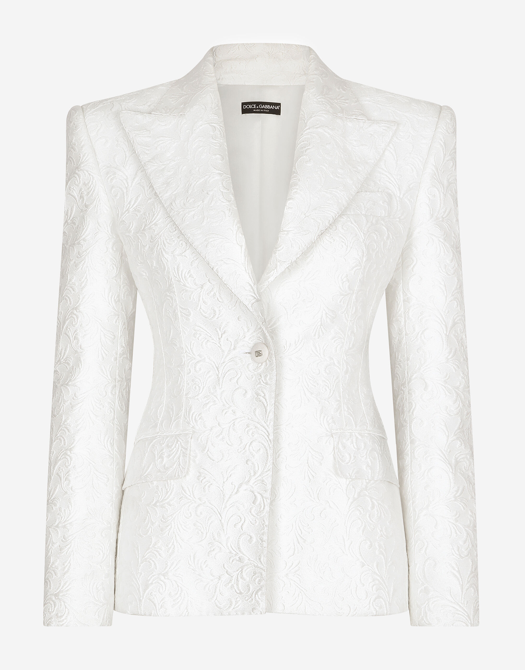 Dolce & Gabbana Brocade Turlington blazer Print F29UDTIS1P4