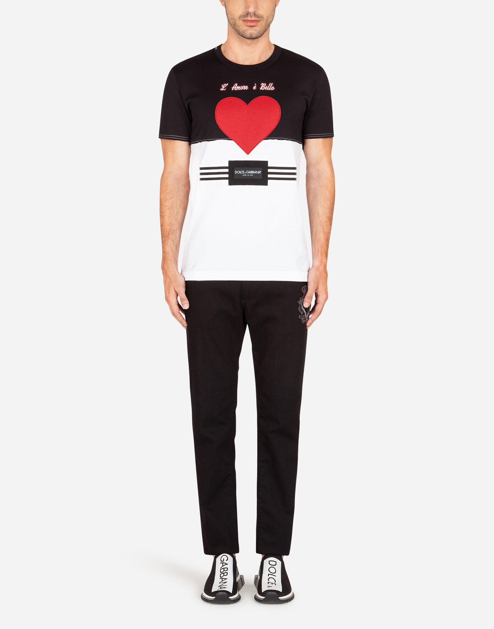 Tシャツ ハートパッチ