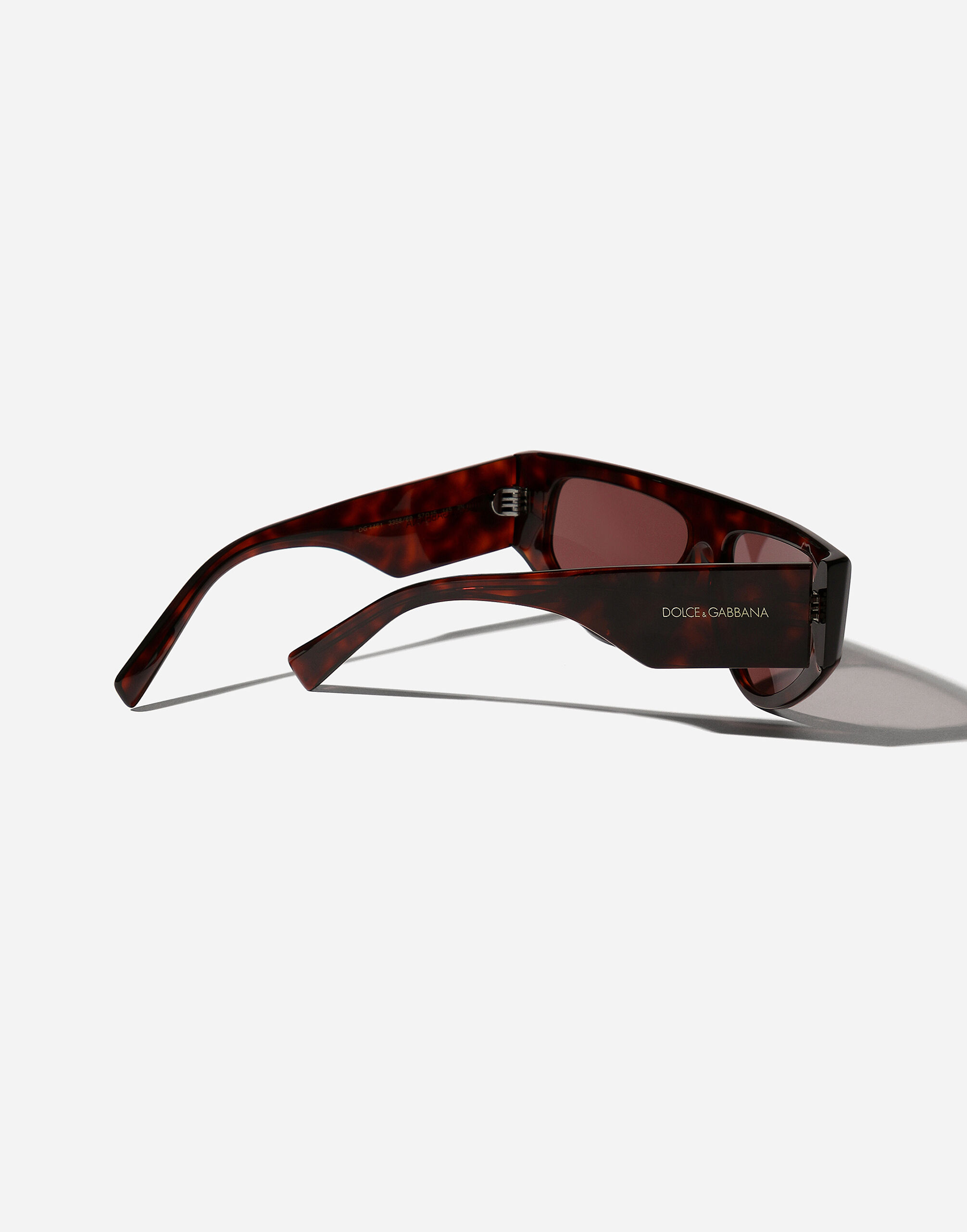 DG Sharped sunglasses in Havana red for Men | Dolce&Gabbana® US