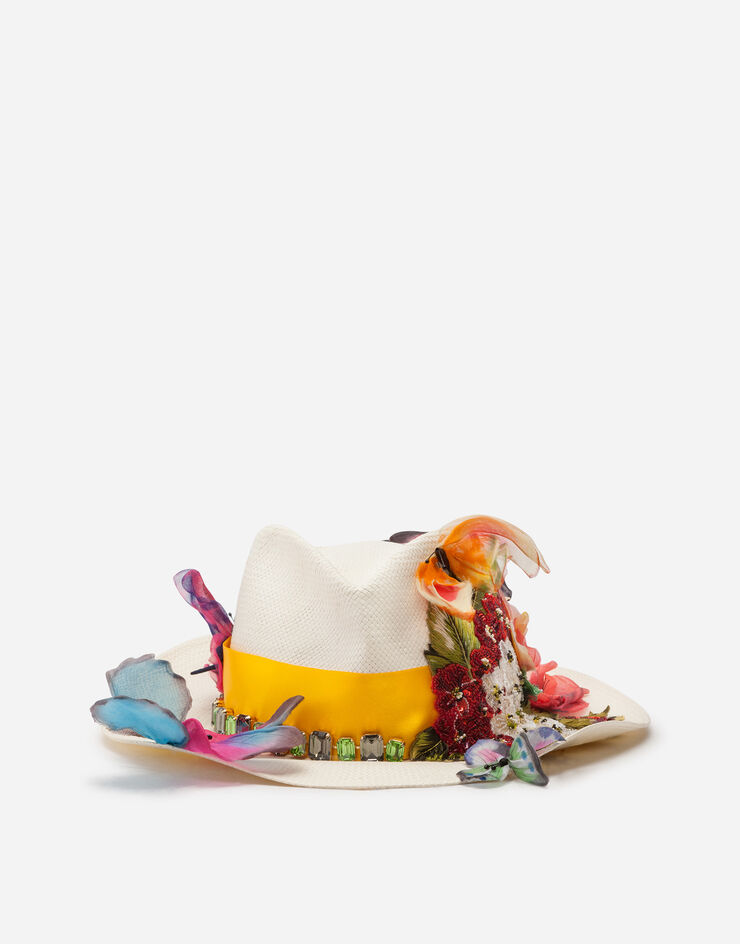Dolce & Gabbana Texan hat with butterfly decorations 多色 FH497ZGDU32