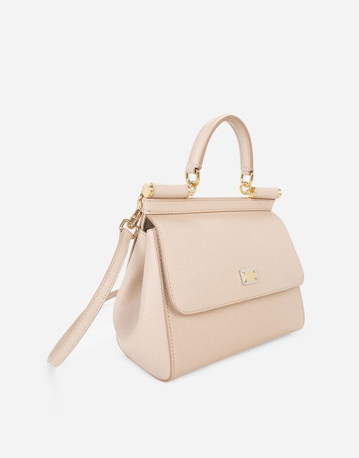 Dolce & Gabbana Henkeltasche Sicily mittelgroß ROSA BB6003A1001