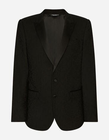 Dolce & Gabbana Esmoquin Martini en jacquard de lana Negro GKPFMTFJBAI