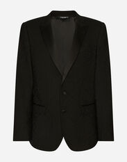 Dolce & Gabbana Wool jacquard Martini-fit tuxedo suit Multicolor G2SO5TFCMC8