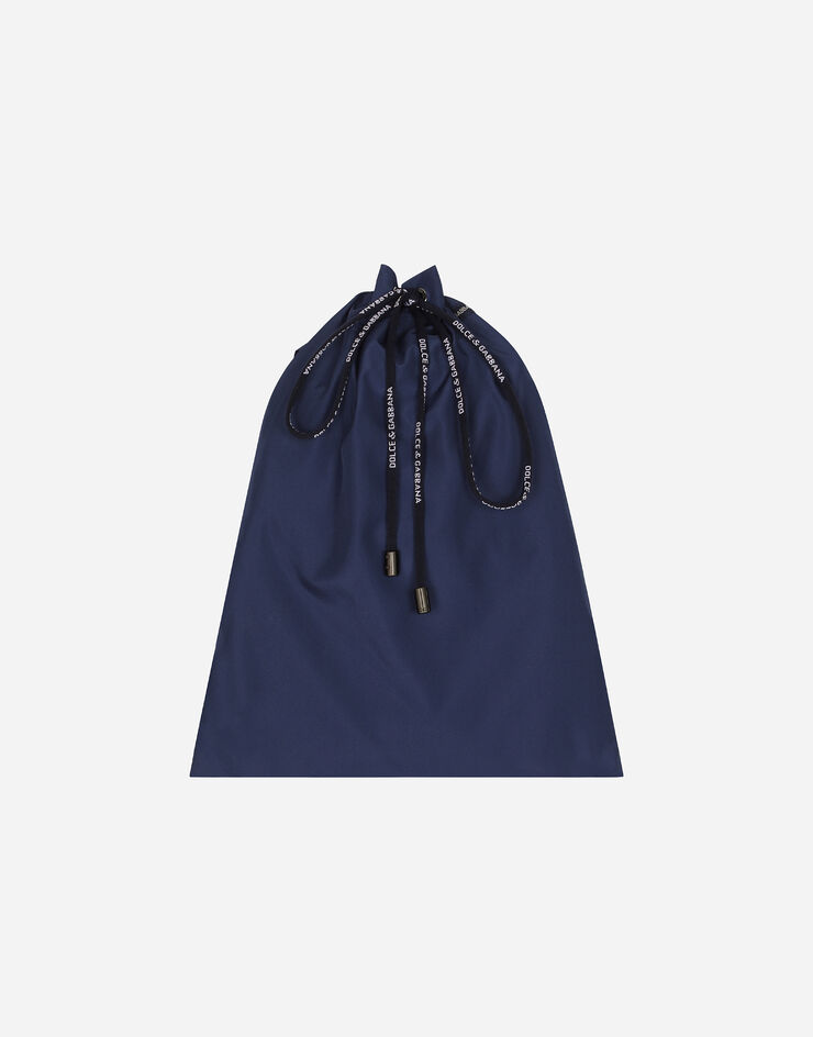 Dolce & Gabbana 로고 태그 미디 트렁크 수영복 블루 M4E45TONO06