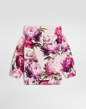 Dolce & Gabbana Peony-print cotton sweatshirt Multicolor L2JWDOG7QWQ