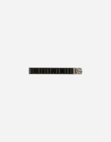 Dolce & Gabbana Krawattenklammer aus Metall Schwarz WTQ1X1W1111