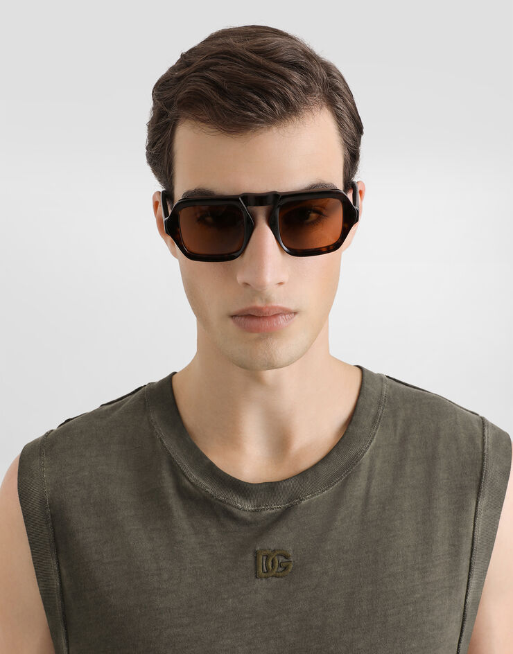 Dolce & Gabbana Cotton tank top Grey G8TE9ZG7PNS