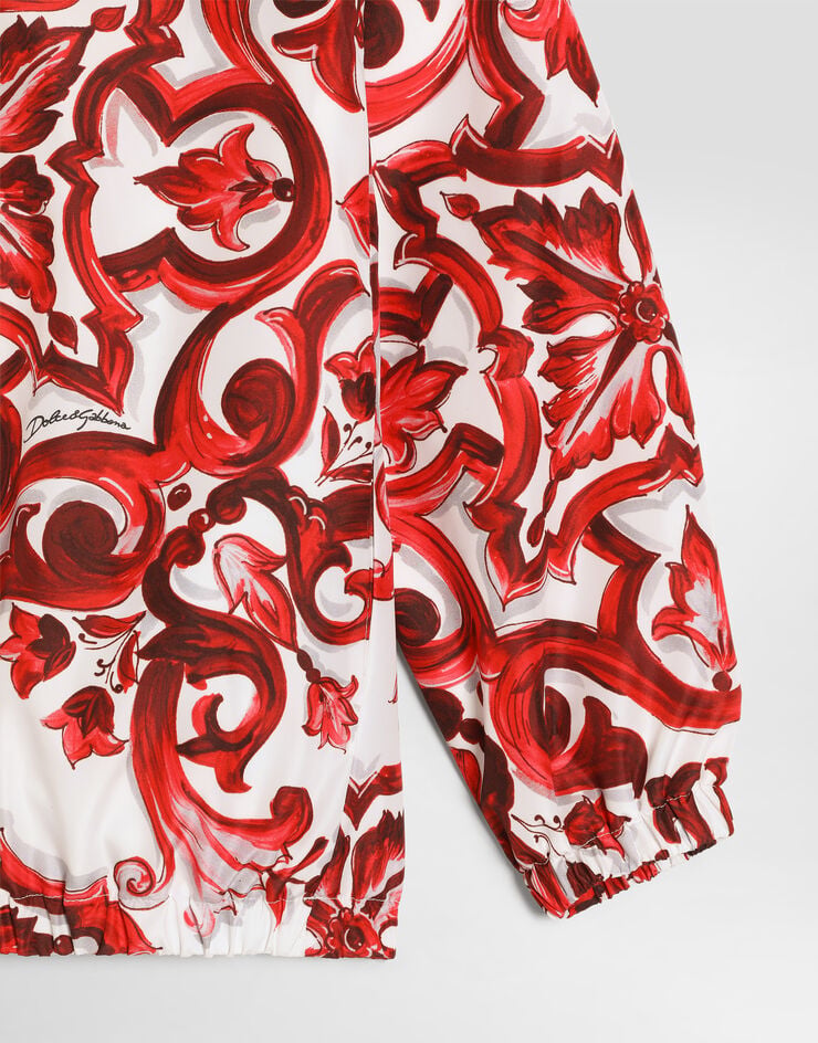 Dolce & Gabbana Majolica-print canvas windbreaker Dolce & Gabbana Majolica-print canvas windbreaker Multicolor L4JC38FIM8P