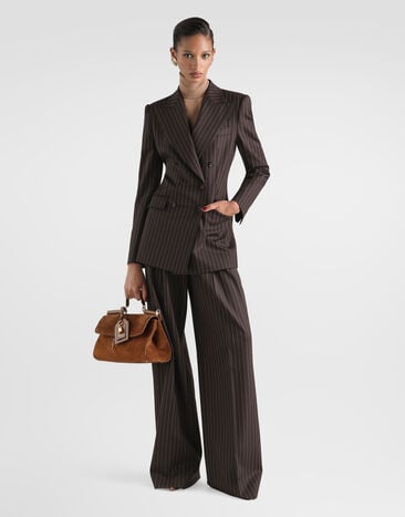 Dolce & Gabbana Pinstripe wool trousers Multicolor FTC3MTFRBC0