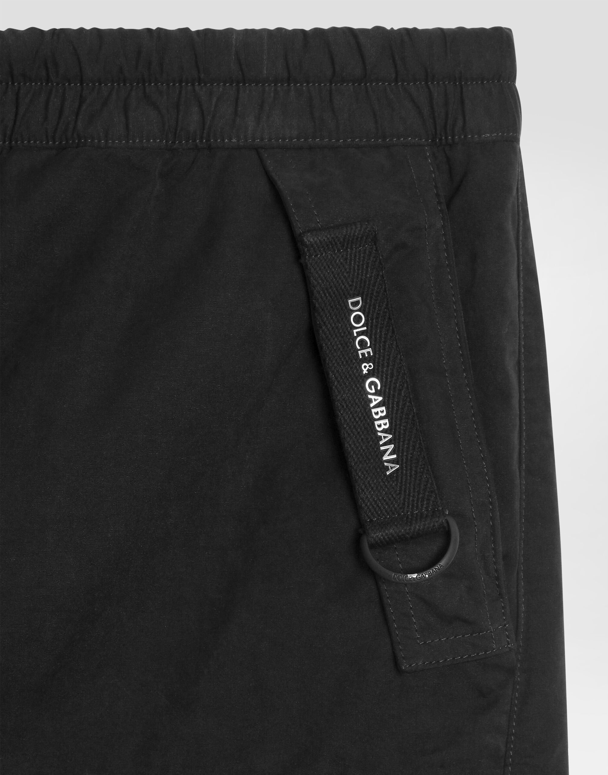 Waxed faille bermuda shorts - thumbnail 4